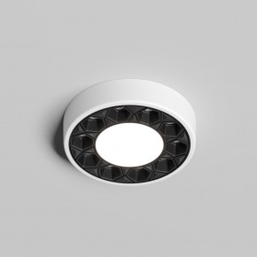 DK2440-WB Встраиваемый светильник DUAL 5+5 Вт, LED 4000K, IP 20, d90mm, белый/черный, алюминий/акрил в Тюмени - tumen.ok-mebel.com | фото 2