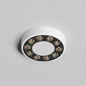 DK2440-WB Встраиваемый светильник DUAL 5+5 Вт, LED 4000K, IP 20, d90mm, белый/черный, алюминий/акрил в Тюмени - tumen.ok-mebel.com | фото 3
