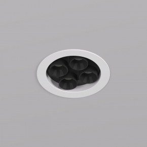 DK2510-WB Встраиваемый светильник SPACE со светодиодом d65 220V 8W 38° 4000К IP20 белый/черный алюминий в Тюмени - tumen.ok-mebel.com | фото 2