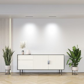 DK2515-WB Встраиваемый светильник SPACE со светодиодом L240mm 220V 20W 38° 4000К IP20 белый/черный алюминий в Тюмени - tumen.ok-mebel.com | фото 7