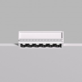 DK2531-WB Встраиваемый светильник SPACE со светодиодом под шпатлевку L126mm 220V 10W 38° 4000К IP20 белый/черный алюминий в Тюмени - tumen.ok-mebel.com | фото 3