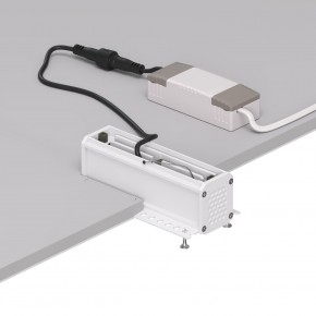 DK2531-WB Встраиваемый светильник SPACE со светодиодом под шпатлевку L126mm 220V 10W 38° 4000К IP20 белый/черный алюминий в Тюмени - tumen.ok-mebel.com | фото 5