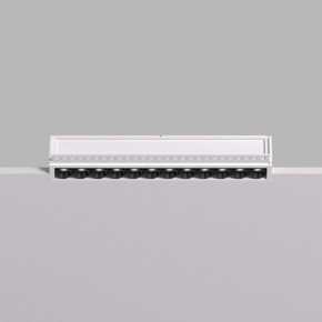DK2532-WB Встраиваемый светильник SPACE со светодиодом под шпатлевку L240mm 220V 20W 38° 4000К IP20 белый/черный алюминий в Тюмени - tumen.ok-mebel.com | фото 3