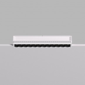DK2532-WB Встраиваемый светильник SPACE со светодиодом под шпатлевку L240mm 220V 20W 38° 4000К IP20 белый/черный алюминий в Тюмени - tumen.ok-mebel.com | фото 4