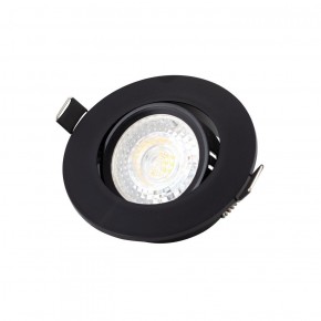 DK3020-BK Встраиваемый светильник, IP 20, 10 Вт, GU5.3, LED, черный, пластик в Тюмени - tumen.ok-mebel.com | фото