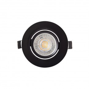 DK3020-BK Встраиваемый светильник, IP 20, 10 Вт, GU5.3, LED, черный, пластик в Тюмени - tumen.ok-mebel.com | фото