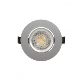 DK3020-CM Встраиваемый светильник, IP 20, 10 Вт, GU5.3, LED, серый, пластик в Тюмени - tumen.ok-mebel.com | фото 1