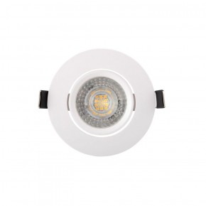 DK3020-WH Встраиваемый светильник, IP 20, 10 Вт, GU5.3, LED, белый, пластик в Тюмени - tumen.ok-mebel.com | фото
