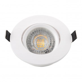 DK3020-WH Встраиваемый светильник, IP 20, 10 Вт, GU5.3, LED, белый, пластик в Тюмени - tumen.ok-mebel.com | фото 4