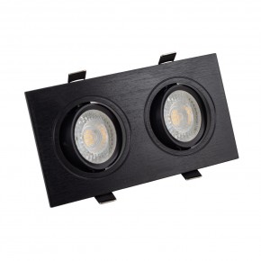 DK3022-BK Встраиваемый светильник, IP 20, 10 Вт, GU5.3, LED, черный, пластик в Тюмени - tumen.ok-mebel.com | фото