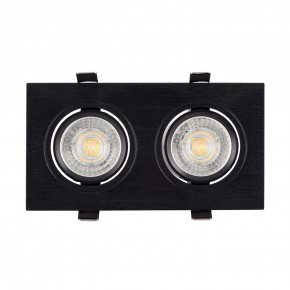 DK3022-BK Встраиваемый светильник, IP 20, 10 Вт, GU5.3, LED, черный, пластик в Тюмени - tumen.ok-mebel.com | фото 2