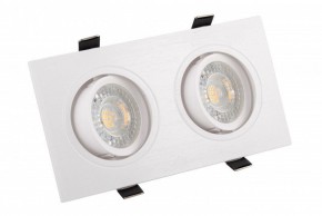 DK3022-WH Встраиваемый светильник, IP 20, 10 Вт, GU5.3, LED, белый, пластик в Тюмени - tumen.ok-mebel.com | фото