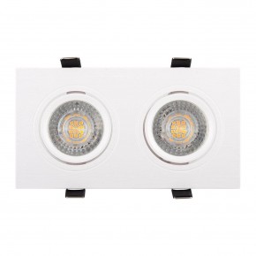 DK3022-WH Встраиваемый светильник, IP 20, 10 Вт, GU5.3, LED, белый, пластик в Тюмени - tumen.ok-mebel.com | фото 2