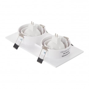 DK3022-WH Встраиваемый светильник, IP 20, 10 Вт, GU5.3, LED, белый, пластик в Тюмени - tumen.ok-mebel.com | фото 3