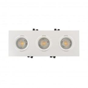 DK3023-WH Встраиваемый светильник, IP 20, 10 Вт, GU5.3, LED, белый, пластик в Тюмени - tumen.ok-mebel.com | фото