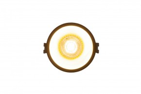 DK3026-BG Встраиваемый светильник, IP 20, 10 Вт, GU5.3, LED, черный/золотой, пластик в Тюмени - tumen.ok-mebel.com | фото 2