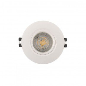 DK3028-WH Встраиваемый светильник, IP 20, 10 Вт, GU5.3, LED, белый, пластик в Тюмени - tumen.ok-mebel.com | фото
