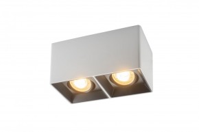 DK3035-WB Светильник накладной IP 20, 10 Вт, GU5.3, LED, белый/черный, пластик в Тюмени - tumen.ok-mebel.com | фото