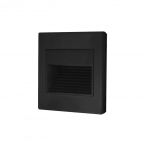 DK3050-BK Светильник встраиваемый в стену, IP 20, LED 3000, 1 Вт, черный пластик в Тюмени - tumen.ok-mebel.com | фото