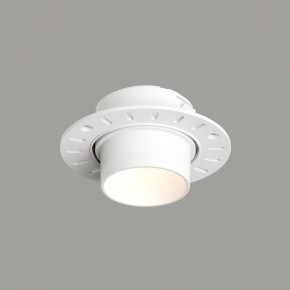 DK3056-WH Встраиваемый светильник под шпатлевку, IP20, до 15 Вт, LED, GU5,3, белый, пластик в Тюмени - tumen.ok-mebel.com | фото