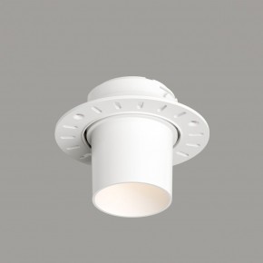 DK3057-WH Встраиваемый светильник под шпатлевку, IP20, до 15 Вт, LED, GU5,3, белый, пластик в Тюмени - tumen.ok-mebel.com | фото