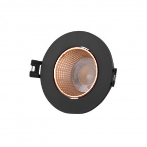 DK3061-BBR Встраиваемый светильник, IP 20, 10 Вт, GU5.3, LED, черный/бронзовый, пластик в Тюмени - tumen.ok-mebel.com | фото