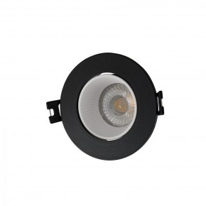 DK3061-BK+WH Встраиваемый светильник, IP 20, 10 Вт, GU5.3, LED, черный/белый, пластик в Тюмени - tumen.ok-mebel.com | фото