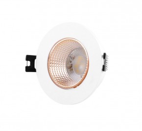 DK3061-WBR Встраиваемый светильник, IP 20, 10 Вт, GU5.3, LED, белый/бронзовый, пластик в Тюмени - tumen.ok-mebel.com | фото