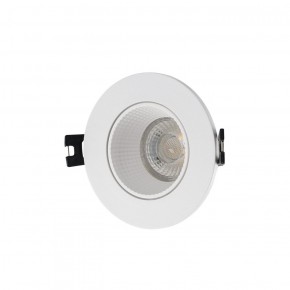 DK3061-WH Встраиваемый светильник, IP 20, 10 Вт, GU5.3, LED, белый/белый, пластик в Тюмени - tumen.ok-mebel.com | фото