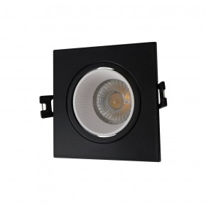 DK3071-BK+WH Встраиваемый светильник, IP 20, 10 Вт, GU5.3, LED, черный/белый, пластик в Тюмени - tumen.ok-mebel.com | фото