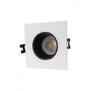 DK3071-WH+BK Встраиваемый светильник, IP 20, 10 Вт, GU5.3, LED, белый/черный, пластик в Тюмени - tumen.ok-mebel.com | фото