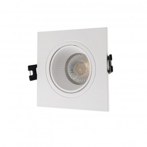 DK3071-WH Встраиваемый светильник, IP 20, 10 Вт, GU5.3, LED, белый/белый, пластик в Тюмени - tumen.ok-mebel.com | фото