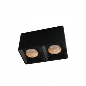 DK3085-BK+BR Светильник накладной IP 20, 10 Вт, GU5.3, LED, черный/бронзовый, пластик в Тюмени - tumen.ok-mebel.com | фото