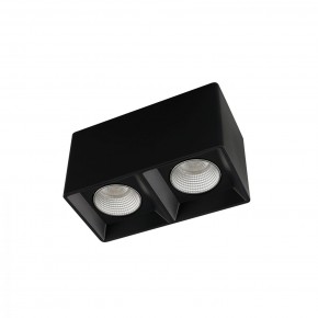 DK3085-BK+CH Светильник накладной IP 20, 10 Вт, GU5.3, LED, черный/хром, пластик в Тюмени - tumen.ok-mebel.com | фото