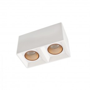 DK3085-WH+BR Светильник накладной IP 20, 10 Вт, GU5.3, LED, белый/бронзовый, пластик в Тюмени - tumen.ok-mebel.com | фото