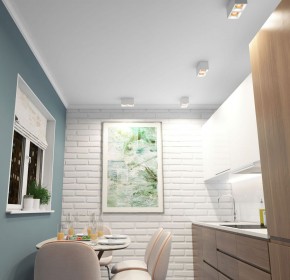 DK3085-WH+BR Светильник накладной IP 20, 10 Вт, GU5.3, LED, белый/бронзовый, пластик в Тюмени - tumen.ok-mebel.com | фото 2