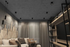 DK3090-BK+CH Светильник накладной IP 20, 10 Вт, GU5.3, LED, черный/хром, пластик в Тюмени - tumen.ok-mebel.com | фото 2