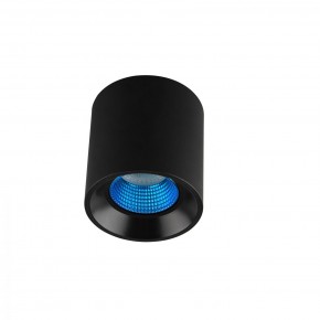 DK3090-BK+CY Светильник накладной IP 20, 10 Вт, GU5.3, LED, черный/голубой, пластик в Тюмени - tumen.ok-mebel.com | фото
