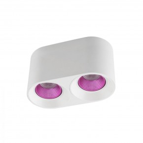 DK3096-WH+PI Светильник накладной IP 20, 10 Вт, GU5.3, LED, белый/розовый, пластик в Тюмени - tumen.ok-mebel.com | фото
