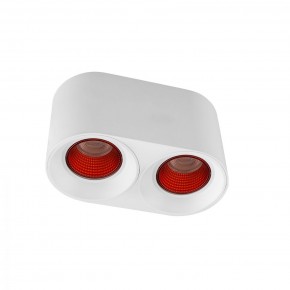 DK3096-WH+RD Светильник накладной IP 20, 10 Вт, GU5.3, LED, белый/красный, пластик в Тюмени - tumen.ok-mebel.com | фото