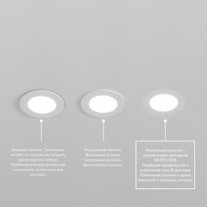 DK3101-WH Встраиваемый влагозащищенный светильник, IP65, до 10 Вт, LED, GU5,3, белый в Тюмени - tumen.ok-mebel.com | фото 6