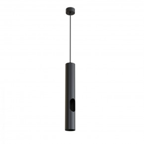 DK4045-BK Подвесной светильник, с декоративным вырезом, IP 20, до 15 Вт, LED, GU10, черный, алюминий в Тюмени - tumen.ok-mebel.com | фото