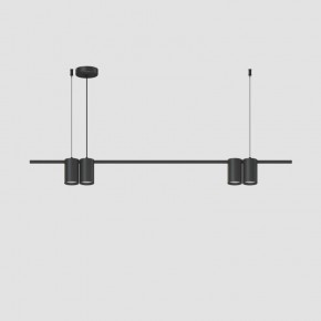 DK4061-BK Подвесной светильник ORBIT, IP20, 4xGU10 LED до 15 Вт, черный матовый, алюминий в Тюмени - tumen.ok-mebel.com | фото 2