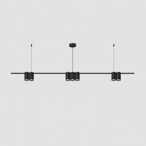 DK4063-BK Подвесной светильник ORBIT, IP20, 7xGU10 LED до 15 Вт, черный матовый, алюминий в Тюмени - tumen.ok-mebel.com | фото 2