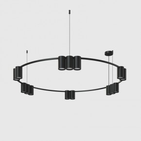 DK4067-BK Подвесной светильник ORBIT, IP20, 15xGU10 LED до 15 Вт, черный матовый, алюминий в Тюмени - tumen.ok-mebel.com | фото 2