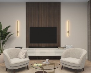 DK5012-SG Бра 800 мм, 3000К, IP20,7 Вт, матовое золото в Тюмени - tumen.ok-mebel.com | фото 5
