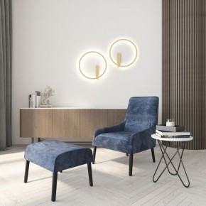 DK5035-SG Бра ROUND со светодиодом, IP20, 24W, 3000/4000/6500K, матовое золото, алюминий в Тюмени - tumen.ok-mebel.com | фото 7