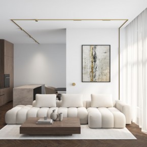 DK5072-SB Бра SHINE WALL со светодиодом, D104*H68, IP20, 3000К, 3W, RA?90, сатинированная латунь, алюминий в Тюмени - tumen.ok-mebel.com | фото 6