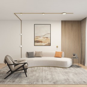 DK5072-SB Бра SHINE WALL со светодиодом, D104*H68, IP20, 3000К, 3W, RA?90, сатинированная латунь, алюминий в Тюмени - tumen.ok-mebel.com | фото 5
