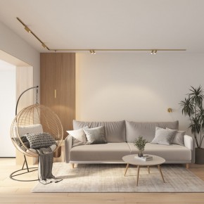 DK5072-SB Бра SHINE WALL со светодиодом, D104*H68, IP20, 3000К, 3W, RA?90, сатинированная латунь, алюминий в Тюмени - tumen.ok-mebel.com | фото 8